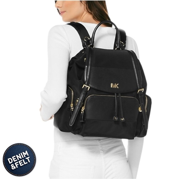 Michael Kors Dark Navy Blue Unisex Mott Large Nylon Baby Diaper Backpack | EUC? main image 7